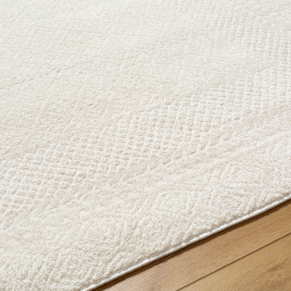 Surya Freud FEU-2321 Machine Woven Area Rug, Ivory, 7'10" x 10'