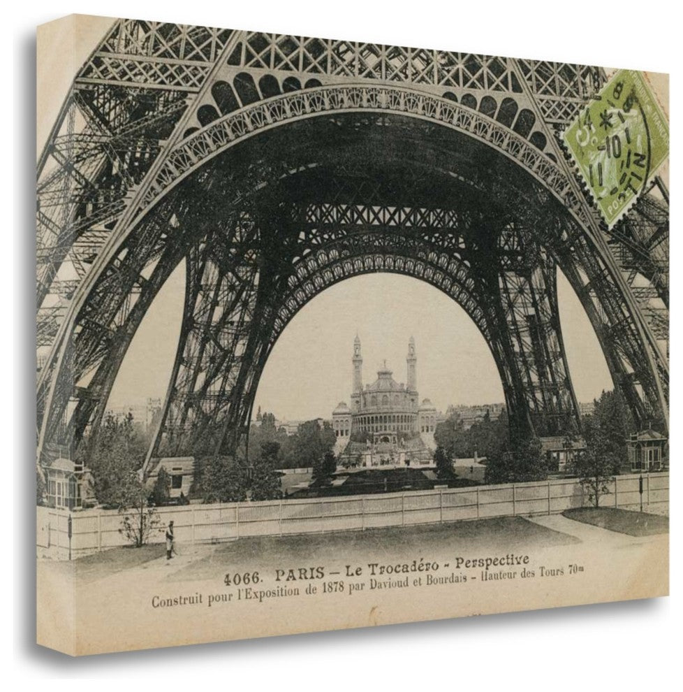 "Le Base De La Tour Eiffel" By Wild Apple Portfolio, Gallery Wrap Canvas