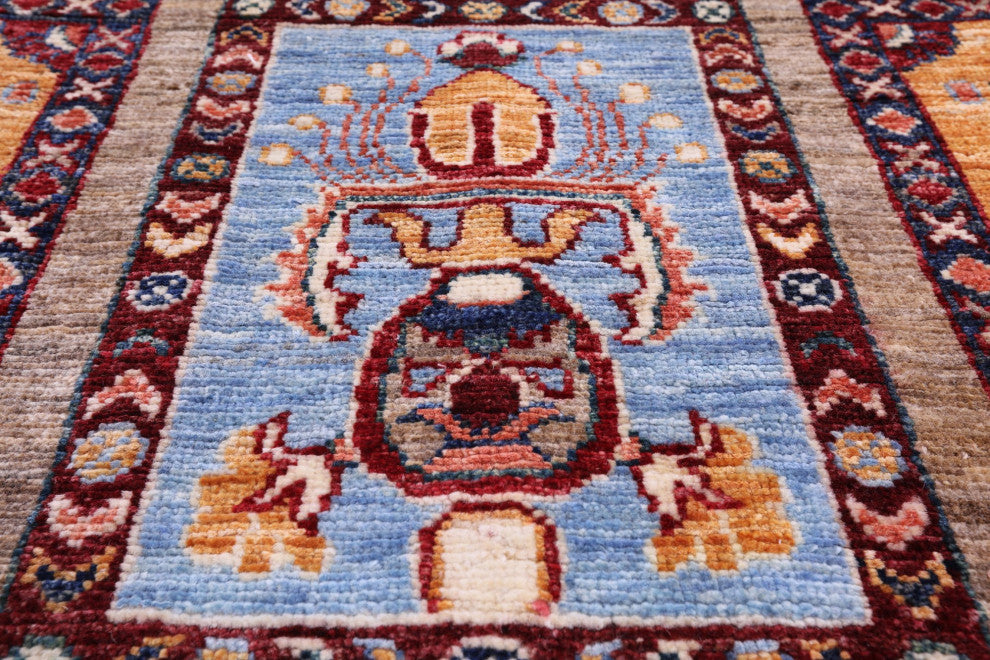 Persian Garden Design Hand-Knotted Rug 6' 8" X 10' 0" - Q12775