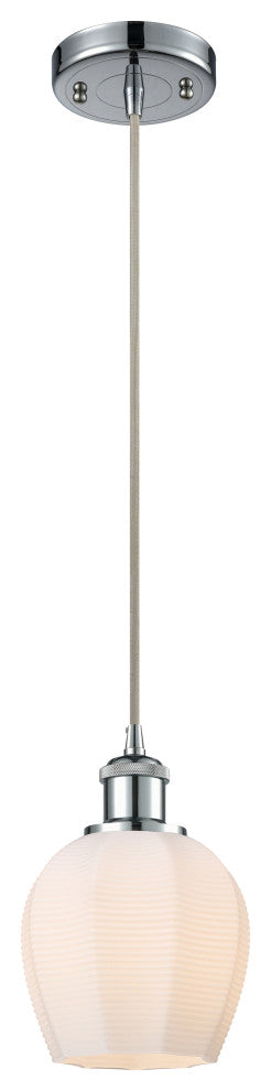 Innovations 516-1P-PC-G461-6 1 Light Mini Pendant, Polished Chrome