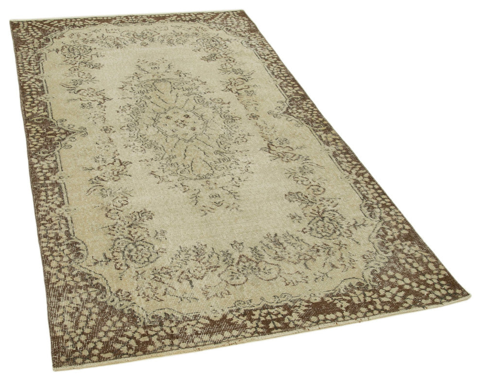 Rug N Carpet - Handwoven Oriental 3' 9" x 6' 7" Over-dyed Small Area Rug