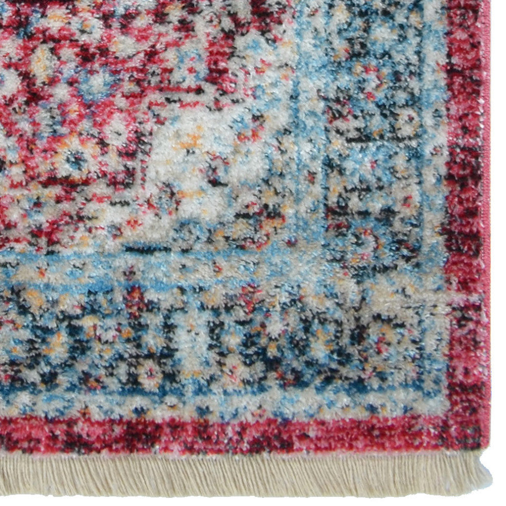 MACHINE MADE POLYESTER AREA RUGS  -Red Color, Oriental ,Rugs for Living Room