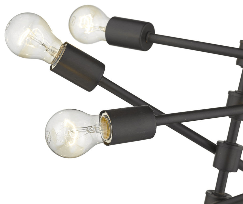 Calix 8-Light Oil-Rubbed Bronze Pendant