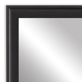 Kendall Framed Wall Mirror, Black, 20"x54"