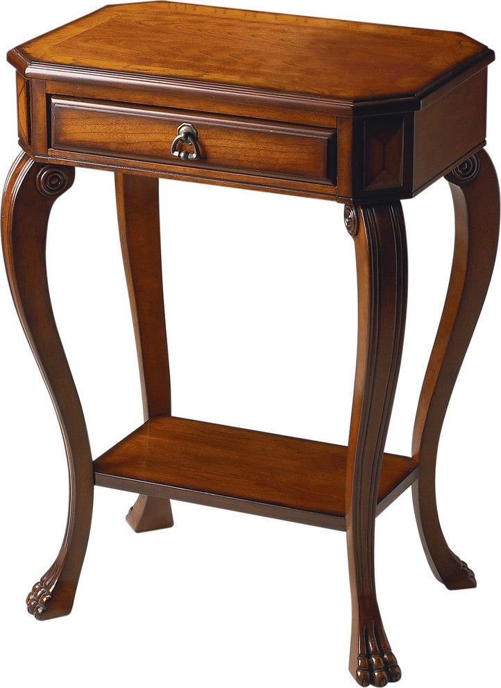 Channing Console Table, Medium Brown