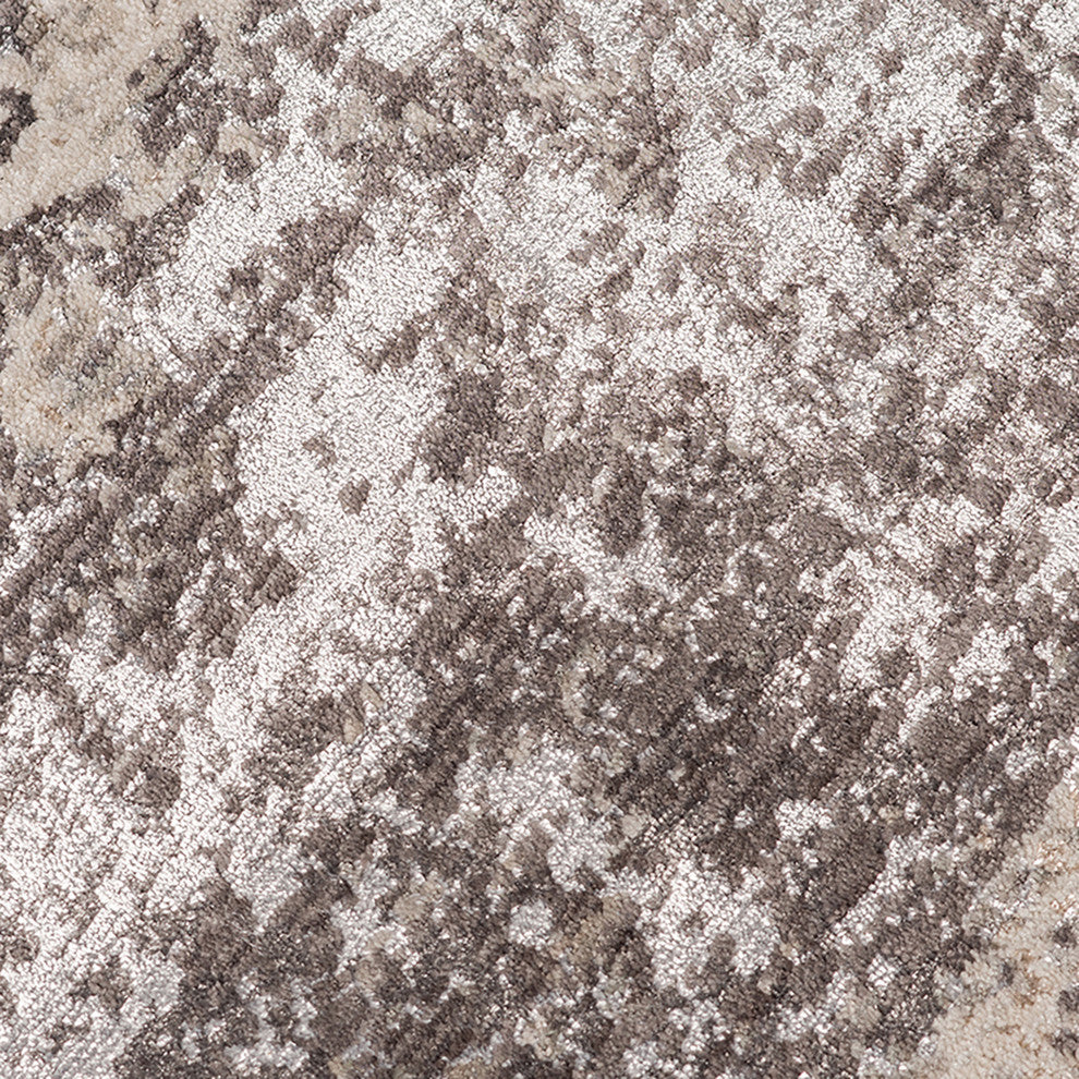 Cambridge Area Rug, Silver Sand, 2' x 3'3", Abstract