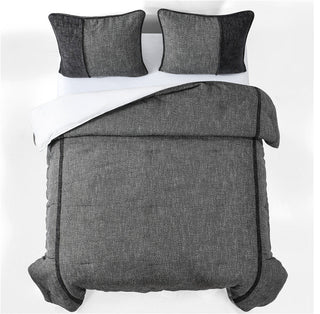Hamilton Tweed Duvet Cover Set, 3-Piece, Super Queen