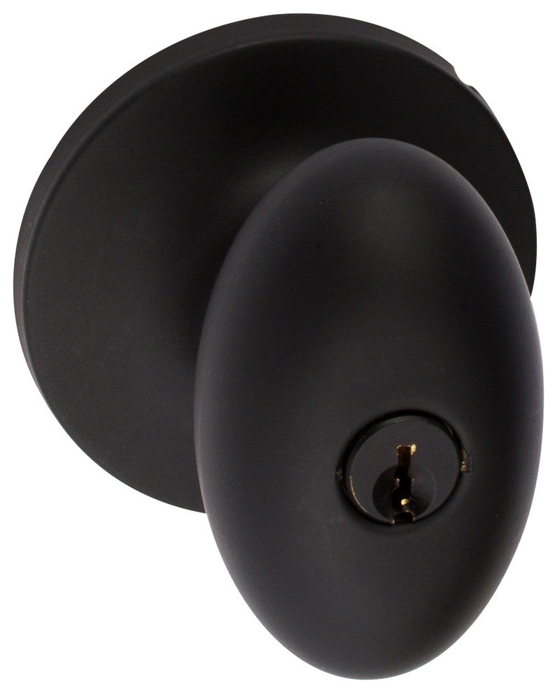 Contemporary Series Arapaho Entry Knob, Flat Black