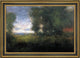 George Inness Edge of the Woods Framed Premium Canvas Print, 18"x27"