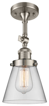 Innovations Lighting 201F-Sn-G62-Led 1 Light Dimmable Led Semi-Flush Mount