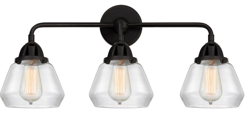 Innovations Lighting 288-3W-BK-G172 Fulton 3 Light 24.75" Bath Vanity Light