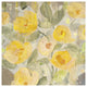 "Poppy Garden I Yellow Flowers" Digital Paper Print by Albena Hristova, 38"x38"