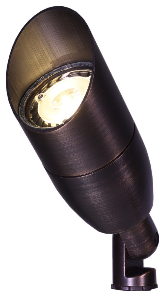 Brass Low Voltage Bronze Directional Light Low Voltage Landscape Light, Led