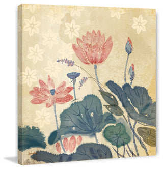 "Matching Heaven" Painting Print on Canvas by Evelia