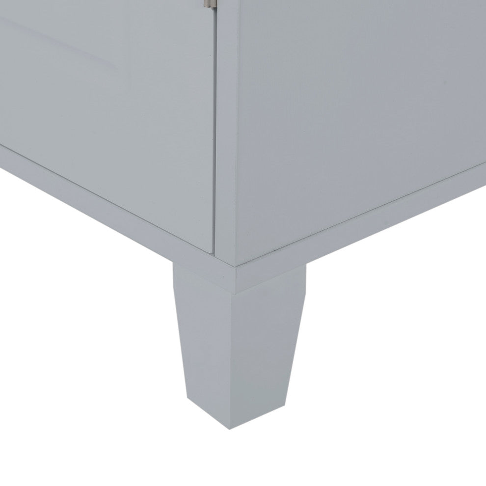 Ascutney Bathroom Storage Cabinet, Grey
