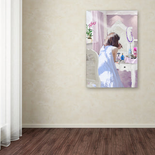 The Macneil Studio 'Girl Make Up' Canvas Art, 24"x16"