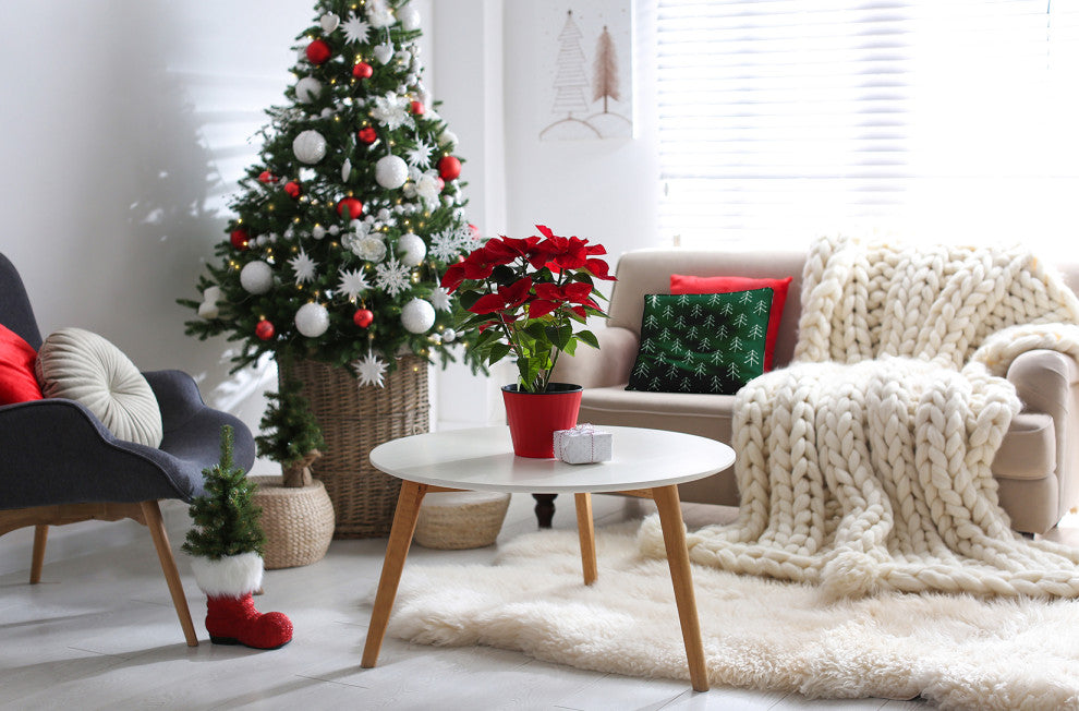 Pine Colored Patterned Trees Polyester Throw Pillow, 16"x16"