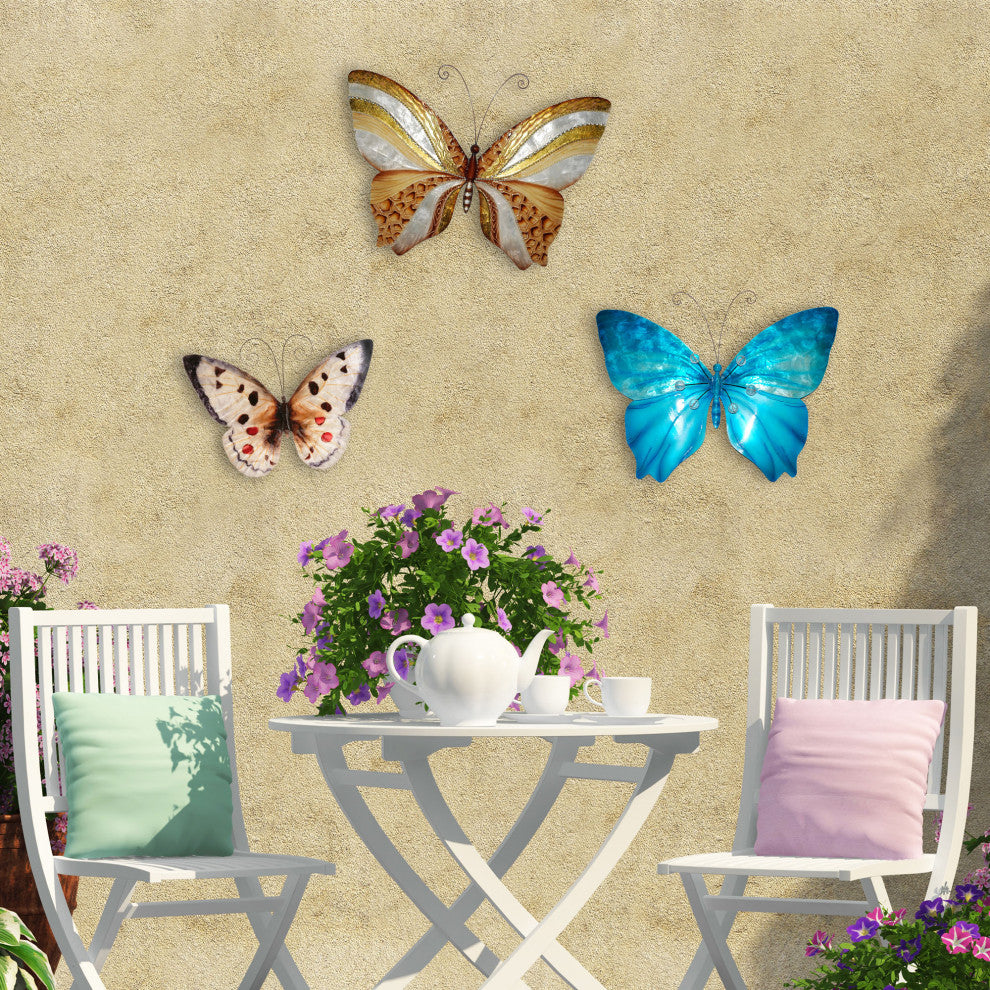 Wall Butterfly with Copper and Pearl