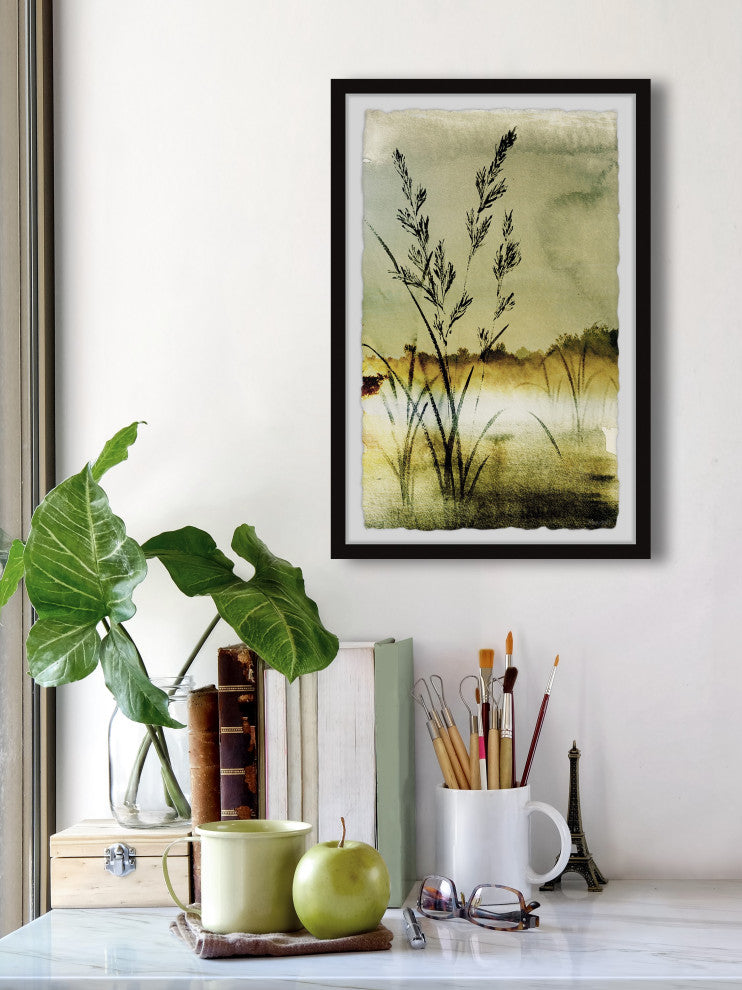 "Lake Breeze" Framed Painting Print, 8x12