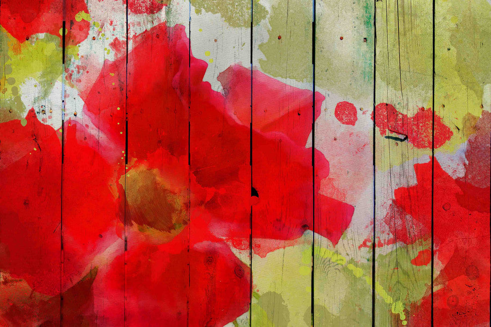 "Beautiful in Red" Painting Print on Canvas by Irena Orlov