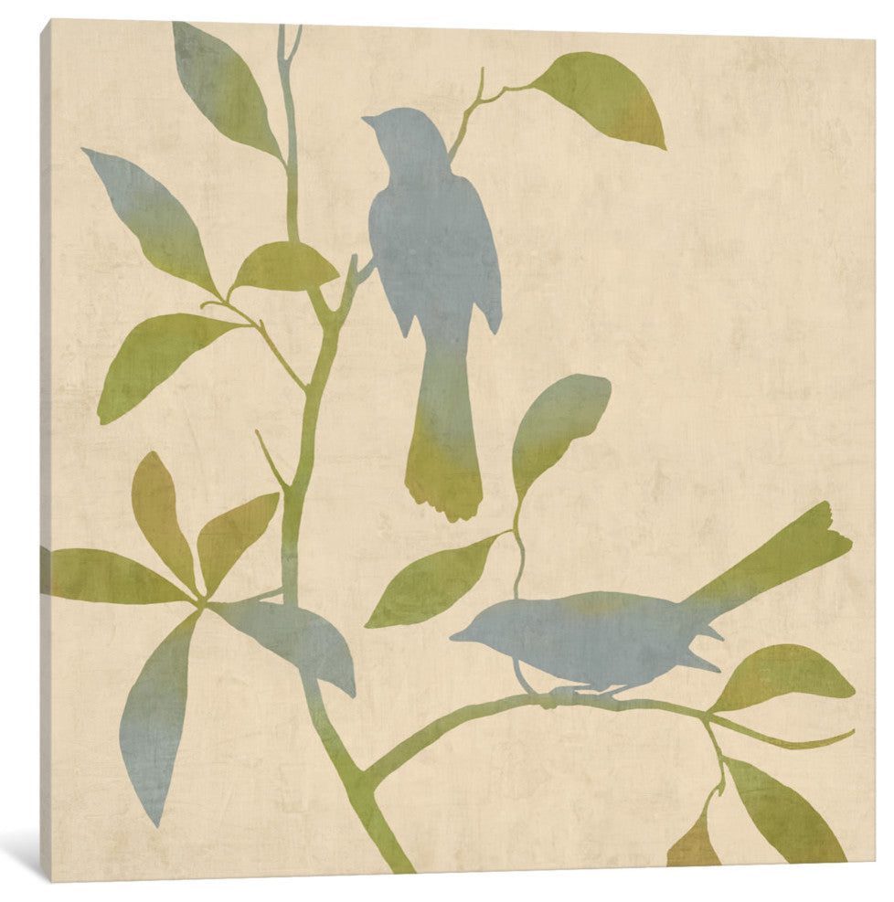 "Birdsong I" by Chris Donovan, Canvas Print, 26"x26"