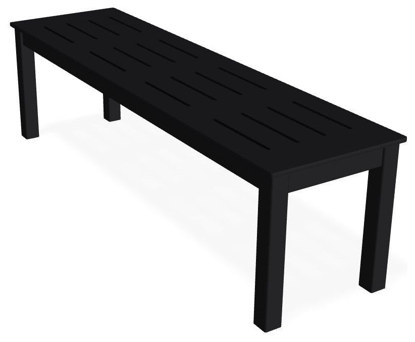 Bazza Outdoor Bench, Black