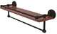 Prestige Skyline 22" Wood Shelf, Gallery Rail and Towel Bar, Oil Rubbed Bronze