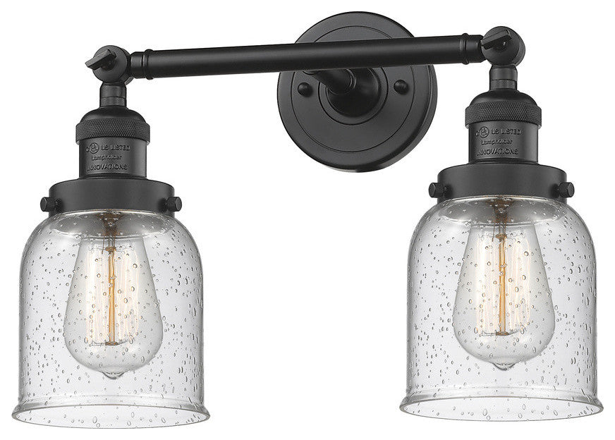 Innovations Lighting 208-Bk-G54 2 Light Bathroom Fixture