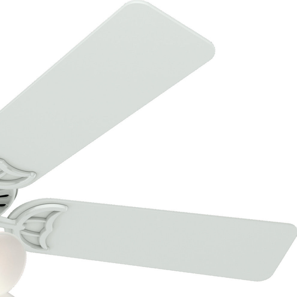 Hunter Fan Company 52" Studio Series White Ceiling Fan With Light