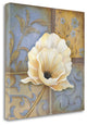 "White Poppy" By Kim Lewis, Giclee Print on Gallery Wrap Canvas, Ready to Hang