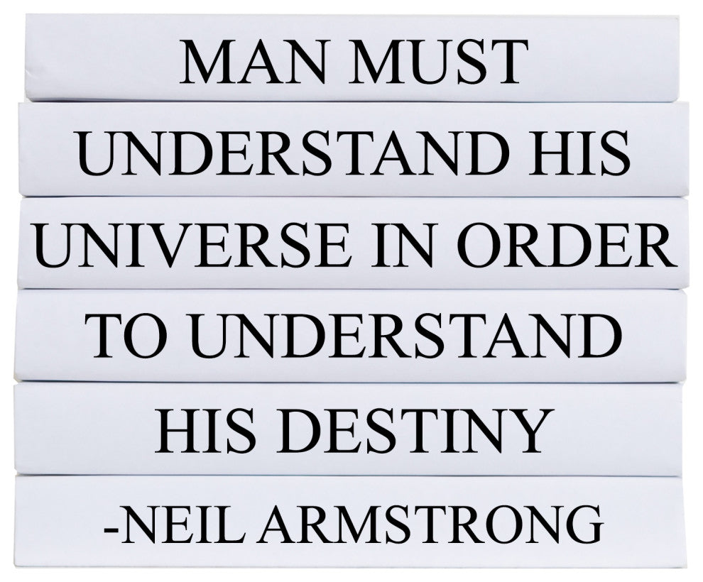 Understand His Destiny Quote Book Stack, S/5