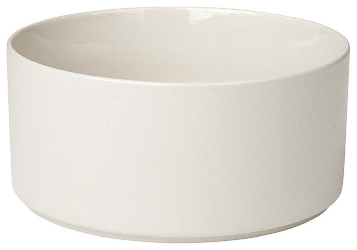 Pilar Serving Bowl, Moonbeam, Beige, 8"