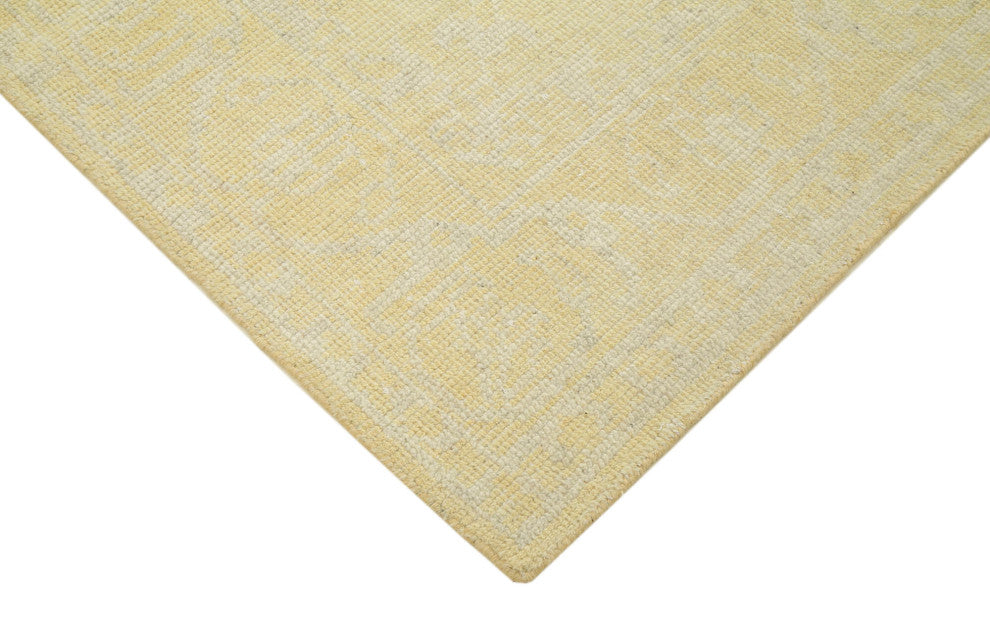 Rug N Carpet - Handwoven Oriental 5' 0" x 7' 10" Decorative Yellow Oushak Rug