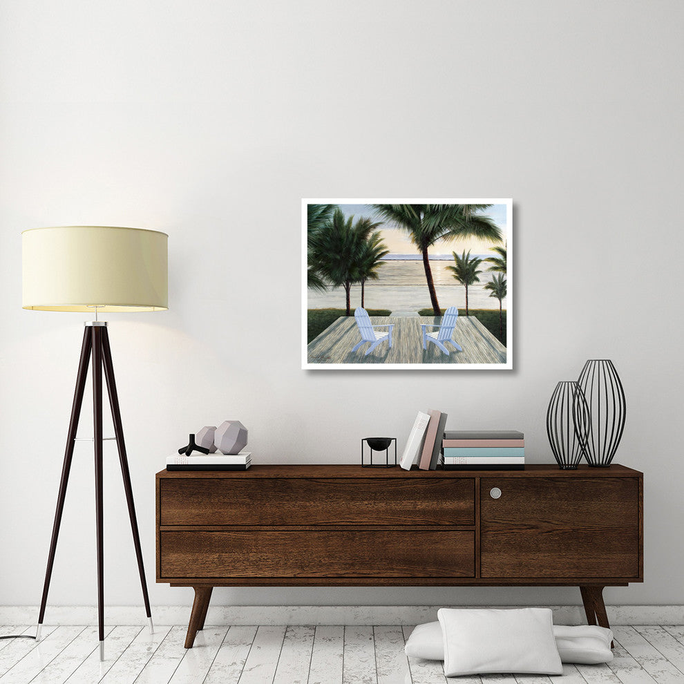 "Palm Beach Retreat" Digital Paper Print by Diane Romanello, 37"x30"
