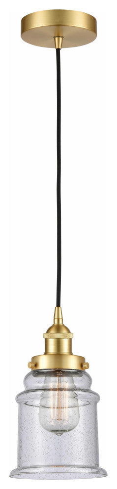 Innovations 616-1PH-SG-G184-LED 1-Light Mini Pendant, Satin Gold