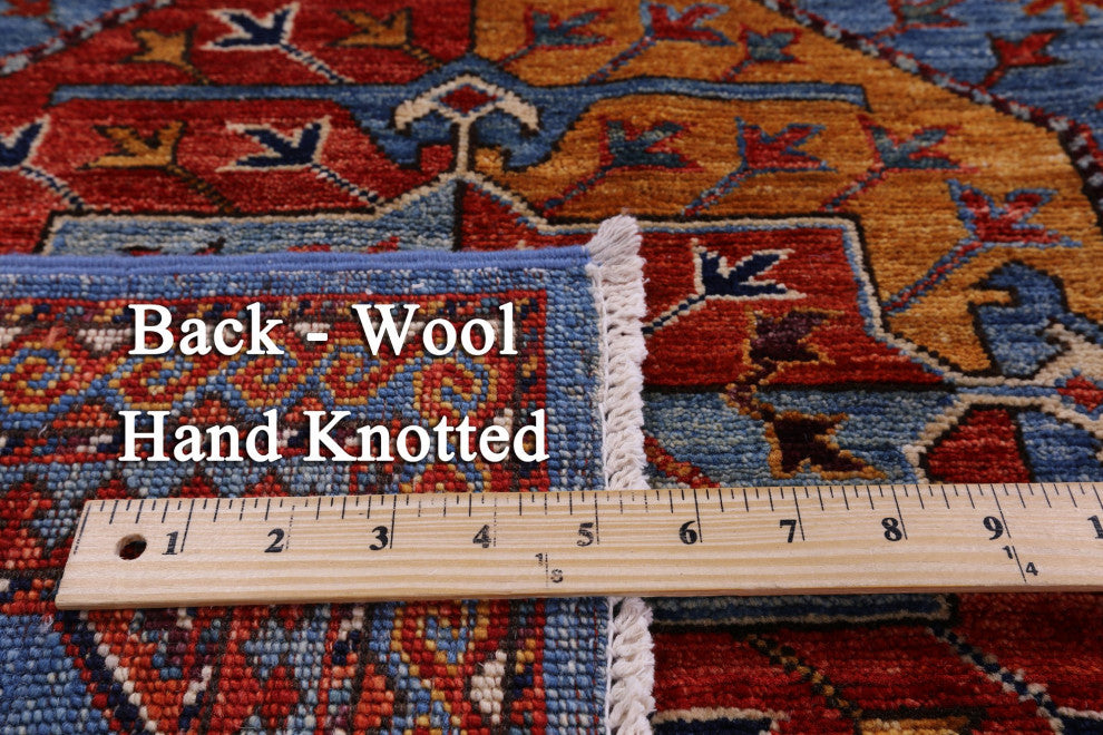 6' 7" X 9' 7" Bokhara Handmade Wool Rug - Q12681