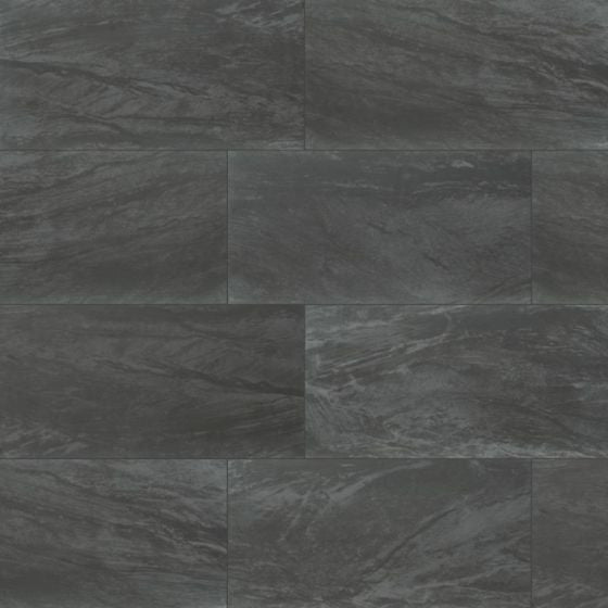 Durban Anthracite 24X48 Polished Porcelain Tile, (4x4 or 6x6) Sample