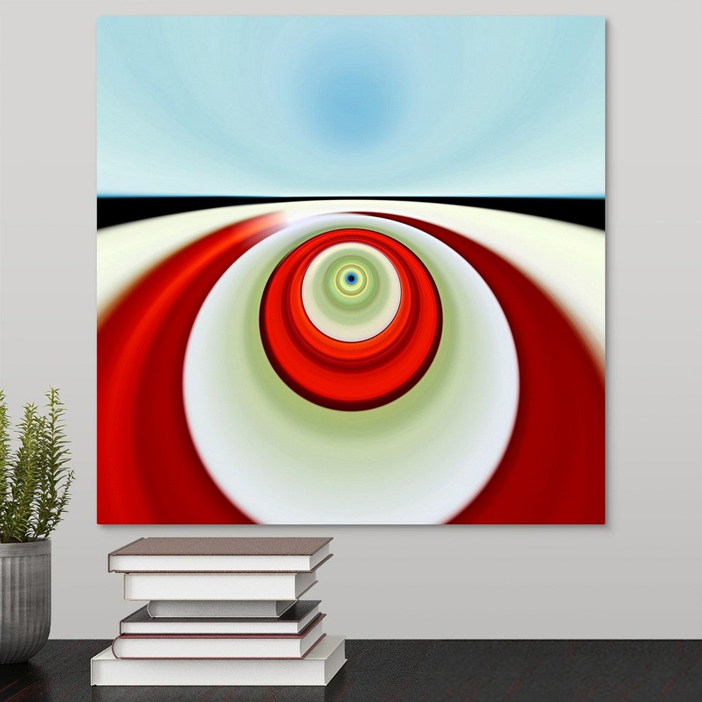 "Here Comes the Sun" Wrapped Canvas Art Print, 16"x16"x1.5"