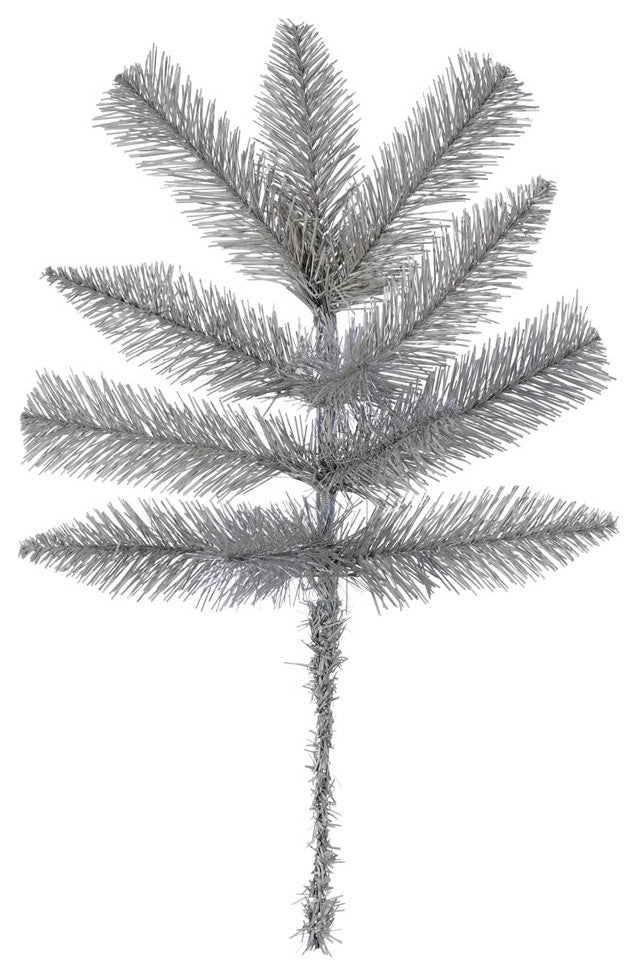 18" Platinum Fir Artificial Christmas Spray, 6 sprays per pack., 18"