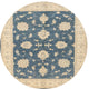 Ahgly Company Indoor Round Traditional Area Rugs, 4' Round