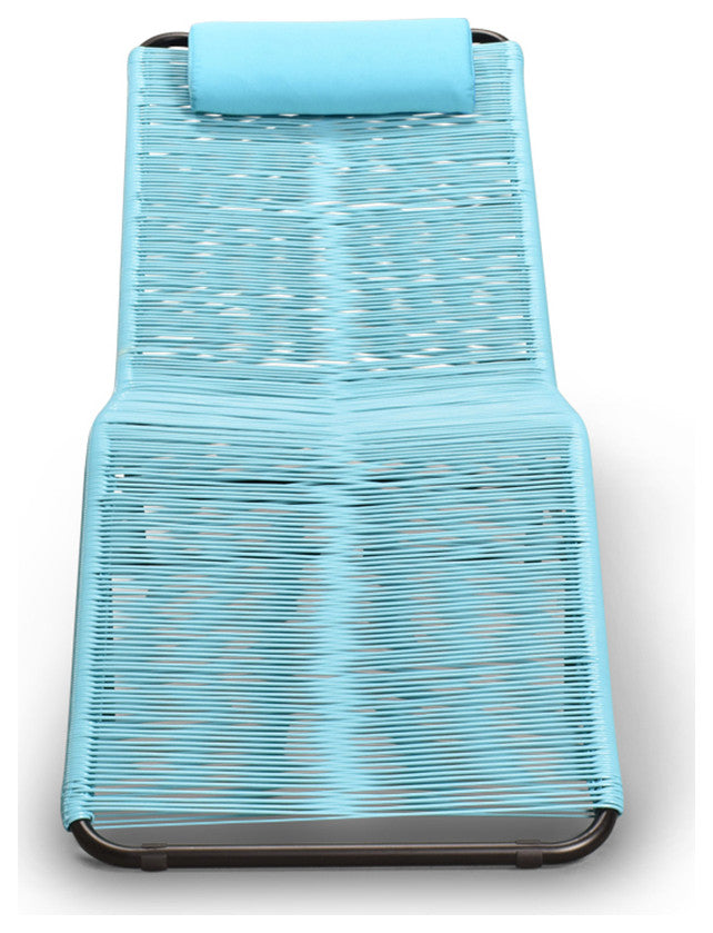Acapulco 6 Piece Chaise Lounge Set, Glacier Blue