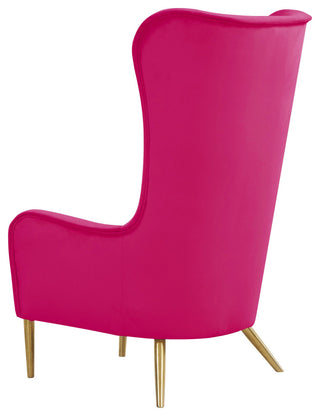 TOV Furniture Ethan Hot Pink Velvet Tall Chair