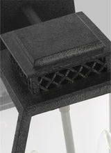Falmouth Small Outdoor Wall Lantern, Dark Weathered Zinc