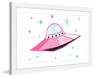 "UFO" Framed Painting Print