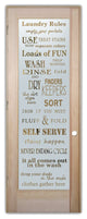 Laundry Door - Laundry Rules - Douglas Fir (stain grade) - 36" x 80" - Knob...