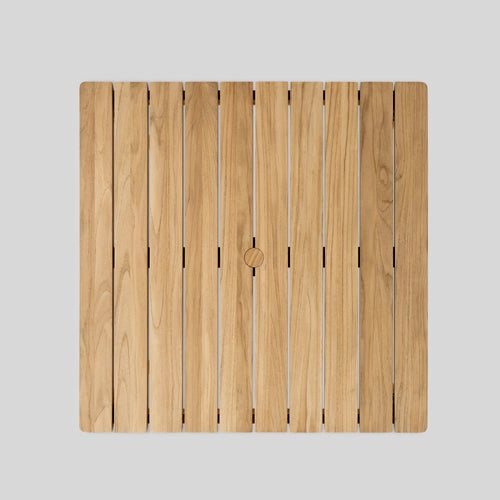 Modern Square Teak Outdoor Dining Table