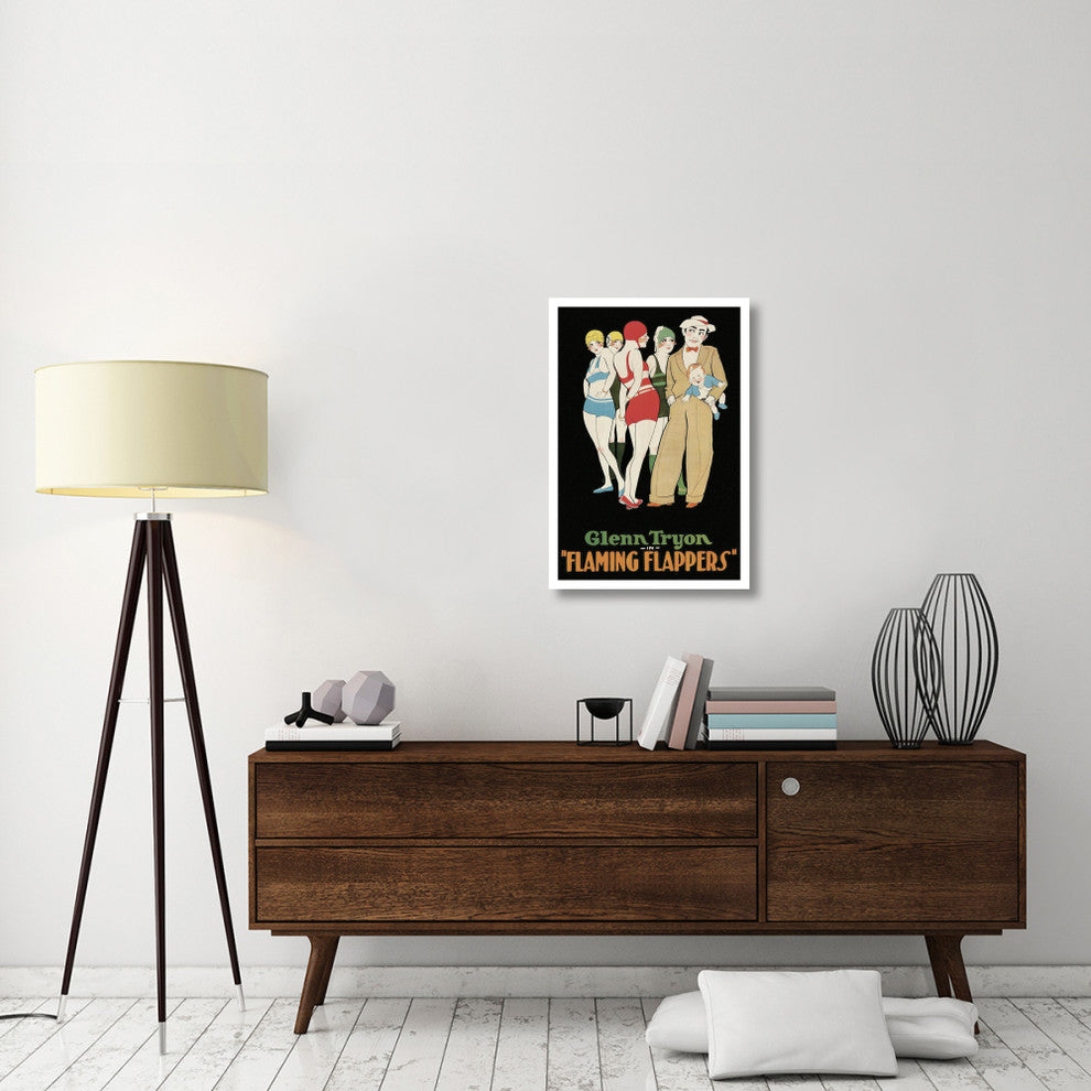"Vintage Film Posters: Flaming Flappers" Digital Paper Print, 22"x32"