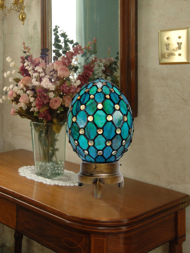 Elenora Jewel Tiffany Decorative Egg
