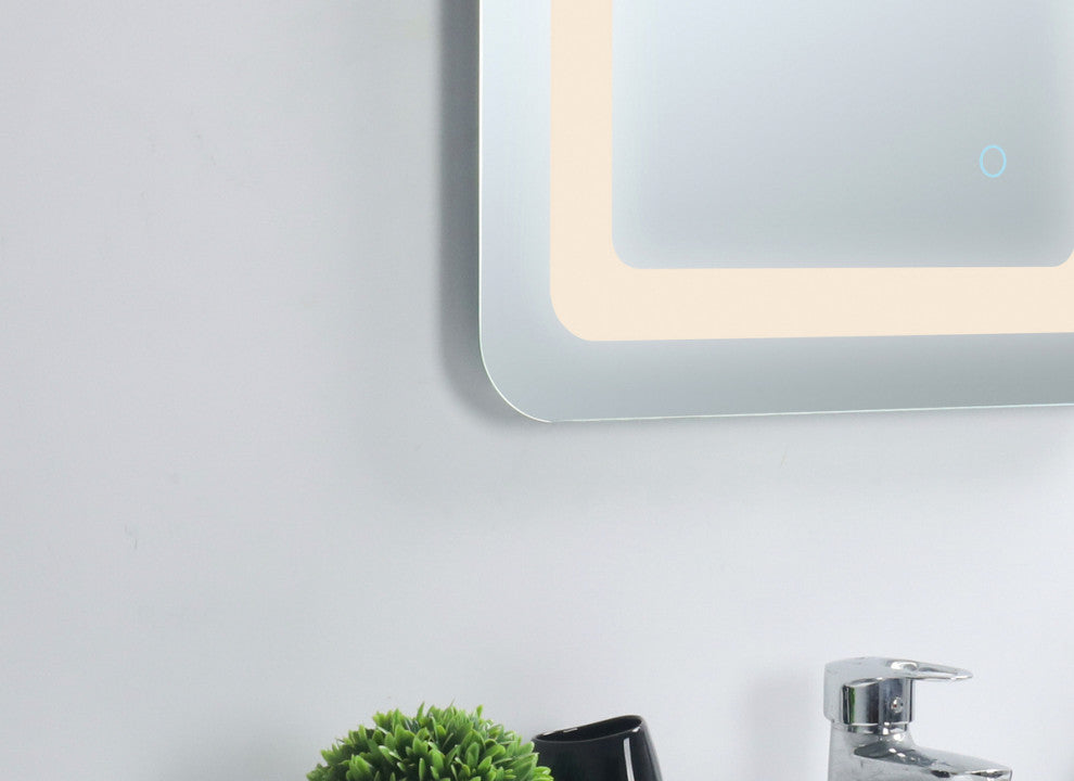 Elegant Decor Genesis 36In X 40In Soft Edge Led Mirror