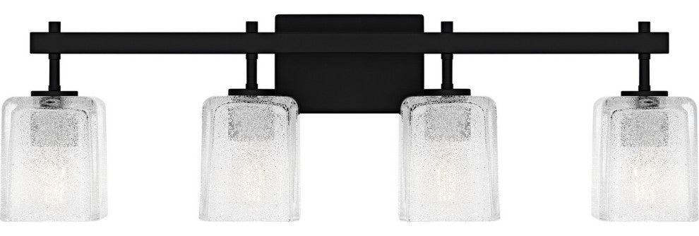 Brenthouse Four Light Bath in Matte Black